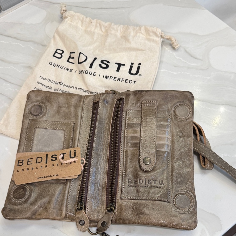 BED|STU Leather Wallet - Brown
